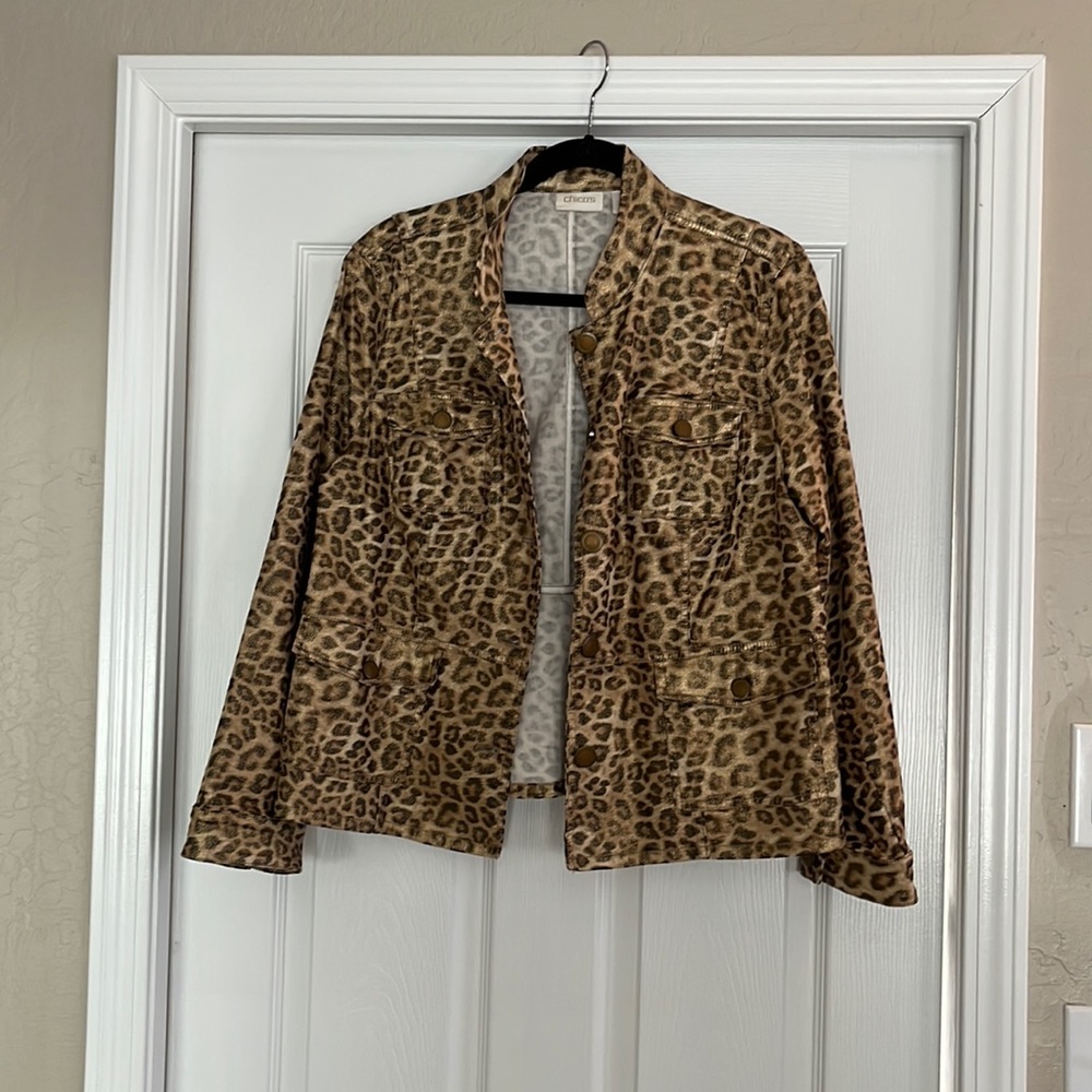 Glittery Leopard Jacket